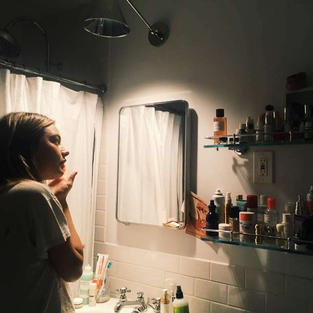 Camille Rowe's Skin Prep Routine Is Lit